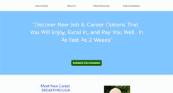 Desktop Screenshot of newcareerbreakthrough.com