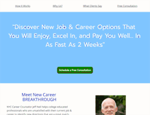 Tablet Screenshot of newcareerbreakthrough.com